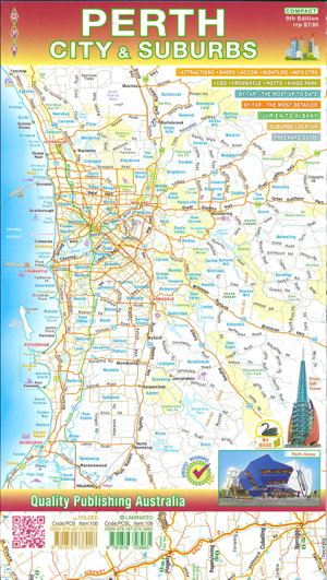 Cover art for Perth City and Suburbs Folded Map