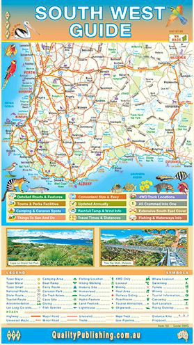 Cover art for South West Guide Folded Map