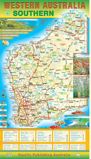 Cover art for Western Australia Southern Large Map