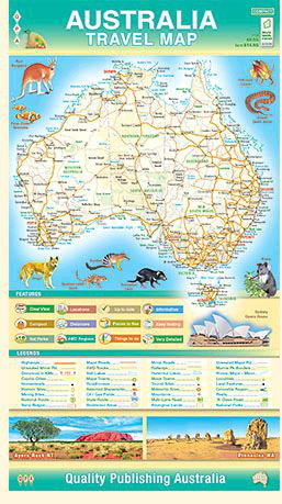 Cover art for Australia Travel Map