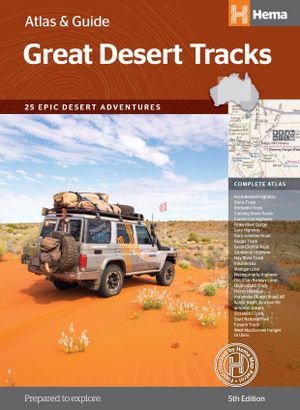Cover art for Australia Great Desert Tracks atlas & guide A4