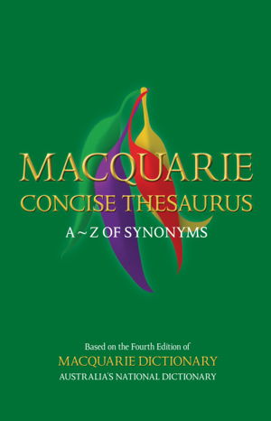 Cover art for Macquarie Concise Thesaurus