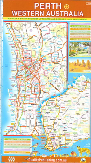 Cover art for Perth & Western Australia Folded Map