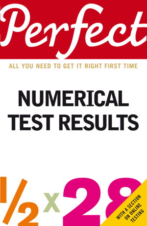 Cover art for Perfect Numerical Test Results