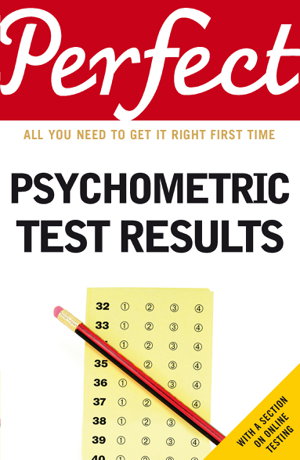 Cover art for Perfect Psychometric Test Results