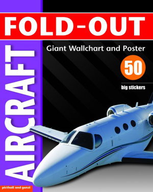 Cover art for Fold-Out Poster Sticker Book Aircraft