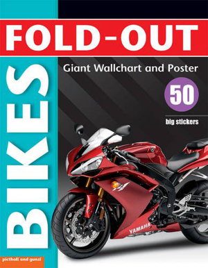 Cover art for Fold-Out Poster Sticker Book Bikes