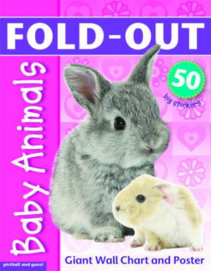 Cover art for Fold-Out Poster Sticker Book Baby Animals