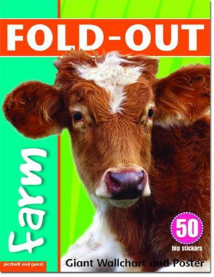 Cover art for Fold-Out Poster Sticker Book Farm