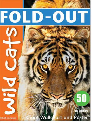Cover art for Fold-Out Poster Sticker Book Wild Cats