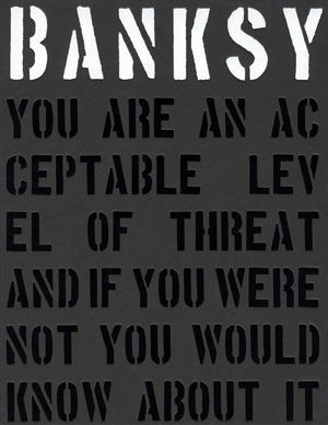 Cover art for Banksy You are an Acceptable Level of Threat