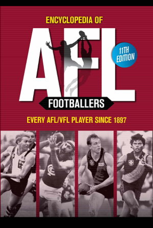 Cover art for Encyclopedia of AFL Footballers 11th Edition