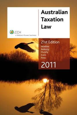 Cover art for Australian Taxation Law 2011