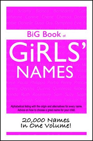 Cover art for Big Book of Girls Names