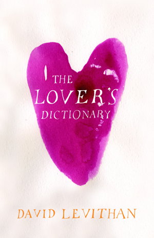 Cover art for The Lover's Dictionary