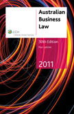 Cover art for Australian Business Law 2011