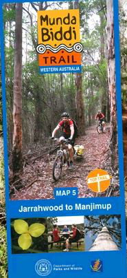 Cover art for Munda Biddi Trail Map 5 Jarrahwood to Manjimup