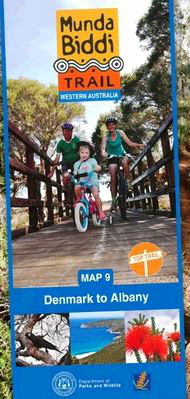 Cover art for Munda Biddi Trail Map 9 Denmark to Albany