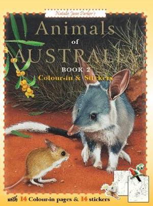 Cover art for Australian Animals Colour-in and Sticker Book 1
