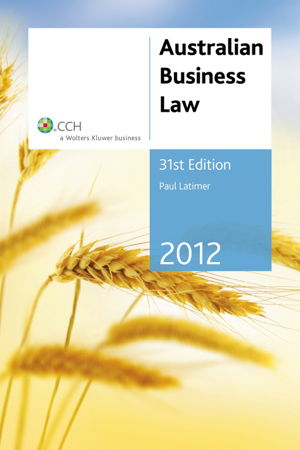 Cover art for Australian Business Law 2012
