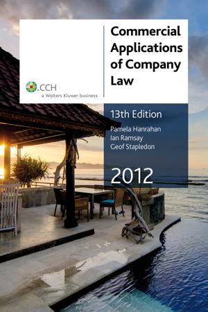 Cover art for Commercial Applications of Company Law 2012