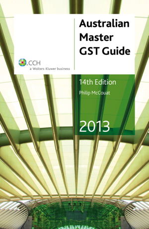 Cover art for Australian Master GST Guide 2013