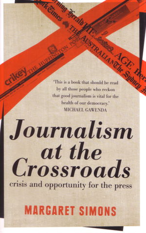 Cover art for Journalism at the Crossroads