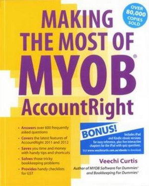 Cover art for Making the Most of MYOB AccountRight print and ebook bundle