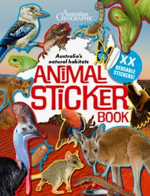 Cover art for Australia's Natural Habitats Animal Sticker Book