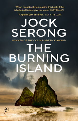Cover art for The Burning Island