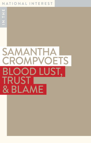 Cover art for Blood Lust, Trust & Blame