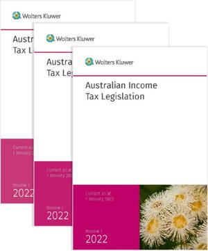 Cover art for Australian Income Tax Legislation 2022 3 Volume Set