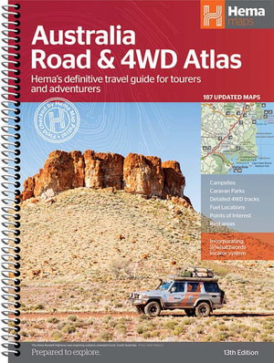 Cover art for Australia Road & 4WD atlas spir.
