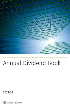 Cover art for Annual Dividend Book 2022-23