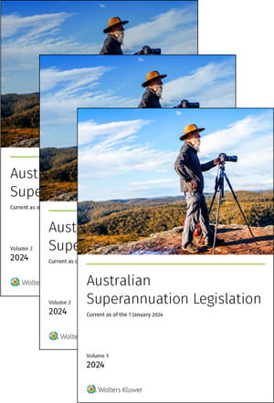 Cover art for Australian Superannuation Legislation 2024 3-Volume Set