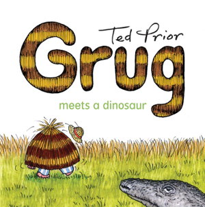 Cover art for Grug meets a Dinosaur