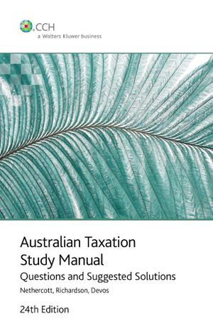 Cover art for Australian Taxation Study Manual Questions and Suggested