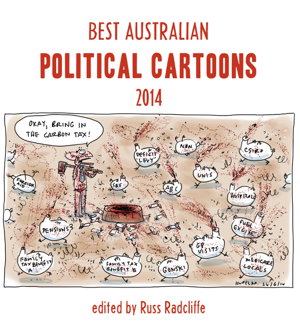 Cover art for Best Australian Political Cartoons 2014