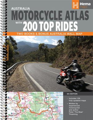 Cover art for Australia Motorcycle Atlas Spiral