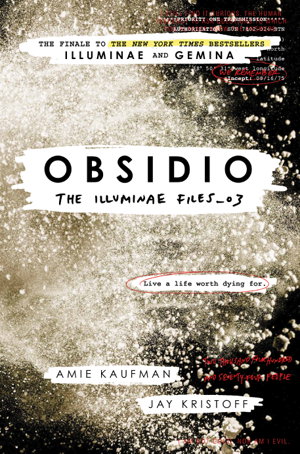 Cover art for Obsidio