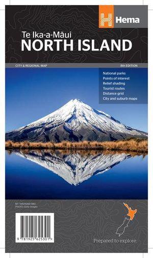 Cover art for North Island New Zealand Map