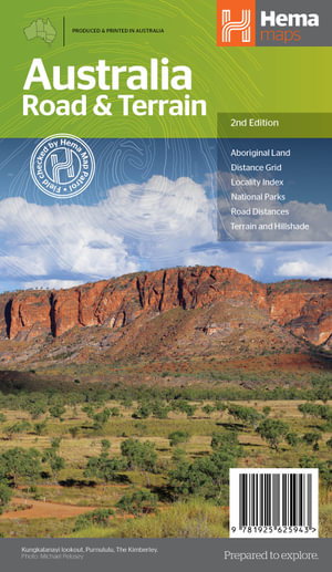 Cover art for Australia Road & Terrain Map