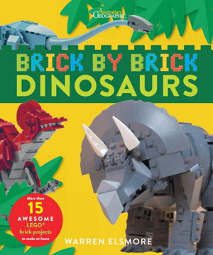 Cover art for Brick by Brick Dinosaurs