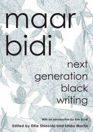 Cover art for maar bidi: next generation black writing