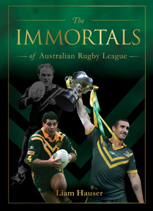 Cover art for Immortals of Rugby League