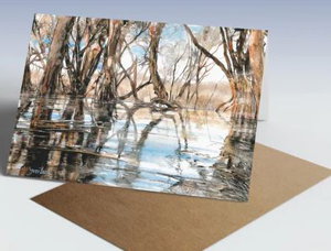 Cover art for Swamp Paperbark Greeting Card