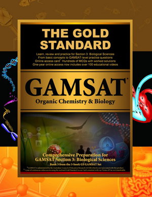 Cover art for GAMSAT Organic Chemistry & Biology