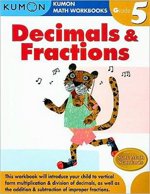 Cover art for Decimals and Fractions Grade 5