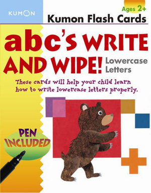 Cover art for ABC's Lowercase Write and Wipe Flash Cards