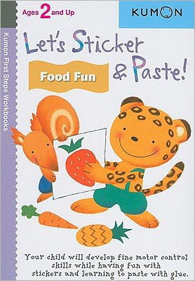 Cover art for Let's Sticker and Paste!  Food Fun